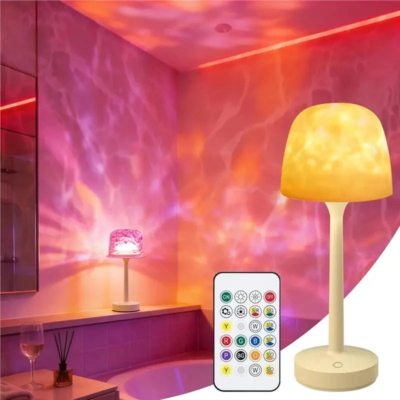 Waterproof Ocean Wave Shower Lamp