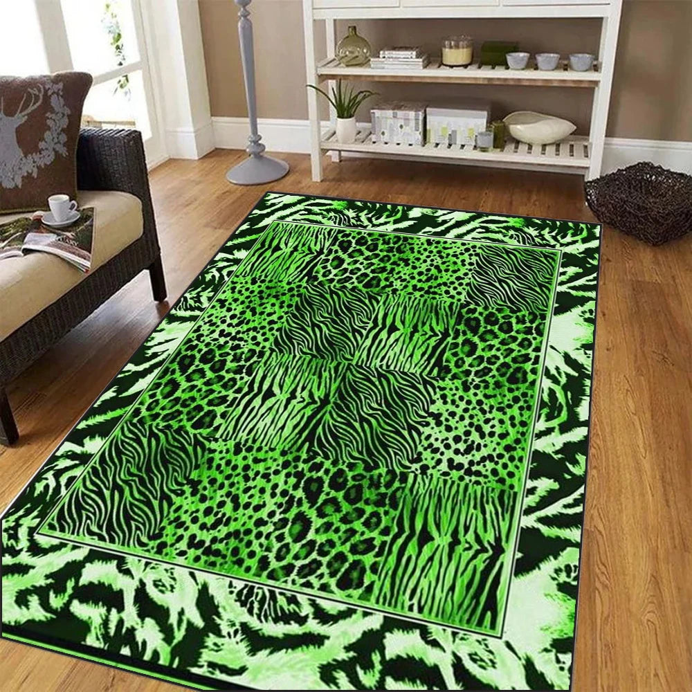 Leopard print Carpet for Home Decoration Modern Abstract Small and Large Area Rugs