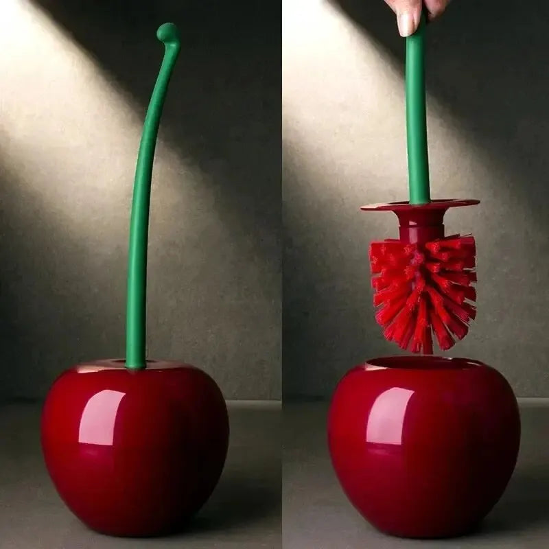 1pc Cherry Shaped Toilet Brush Holder