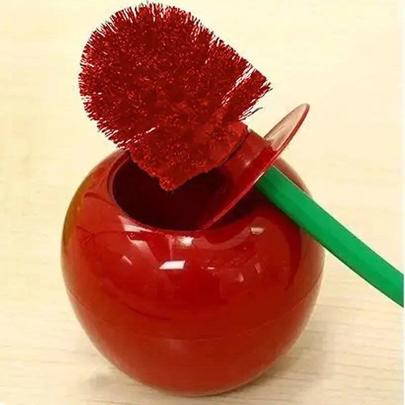 1pc Cherry Shaped Toilet Brush Holder