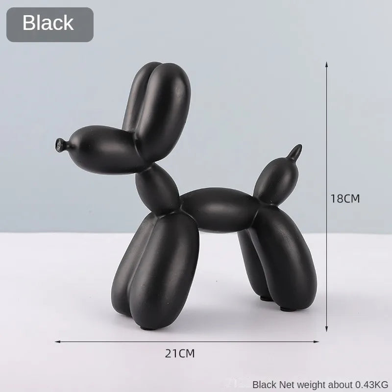 Minimalist Balloon Dog Shaped Ornament for Home Decor
