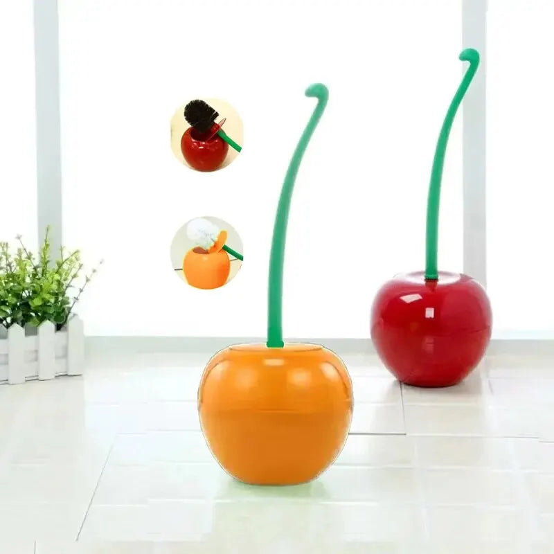 1pc Cherry Shaped Toilet Brush Holder