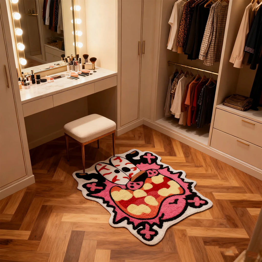 Fun Cartoon Decorative Carpet Unique Shape
