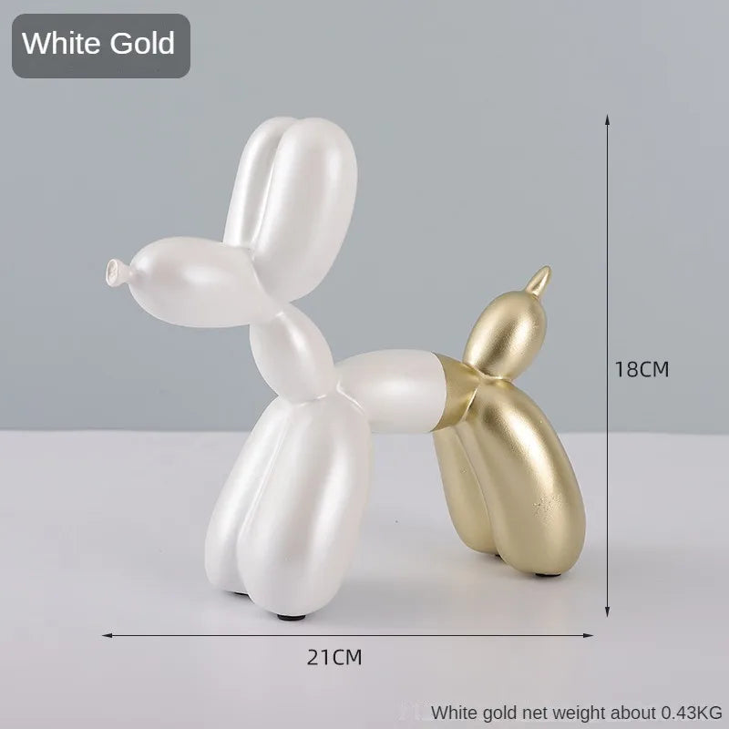 Minimalist Balloon Dog Shaped Ornament for Home Decor