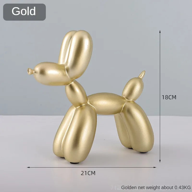 Minimalist Balloon Dog Shaped Ornament for Home Decor