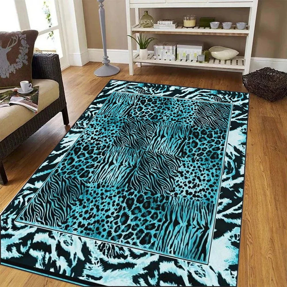 Leopard print Carpet for Home Decoration Modern Abstract Small and Large Area Rugs