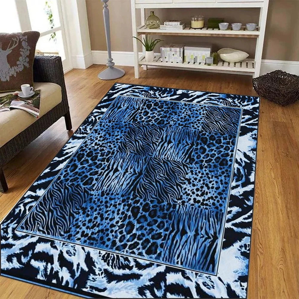 Leopard print Carpet for Home Decoration Modern Abstract Small and Large Area Rugs