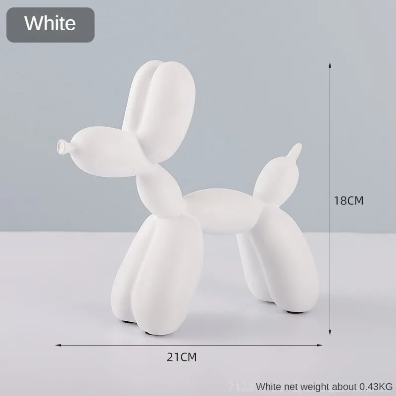 Minimalist Balloon Dog Shaped Ornament for Home Decor